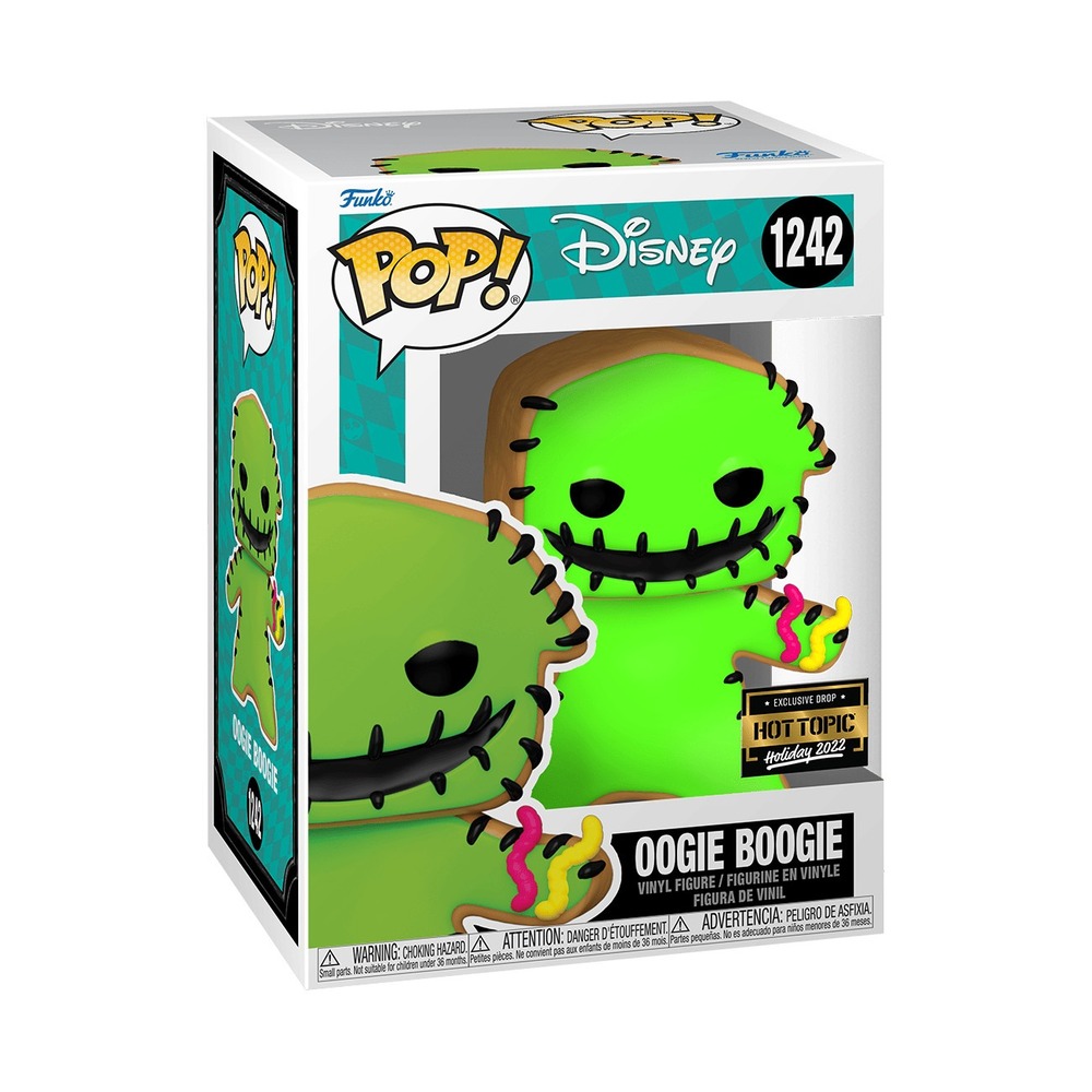 Funko Pop Disney Oogie Boogie Hot Topic Exclusive 1242 Vinyl Figure Vaulted